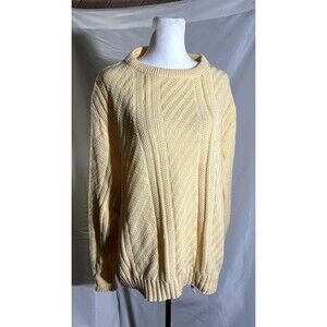 Vintage Christian Dior Yellow Sweater Size Large